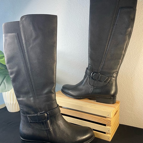 Naturalizer Jayden Leather Riding Boot - Picture 1 of 15